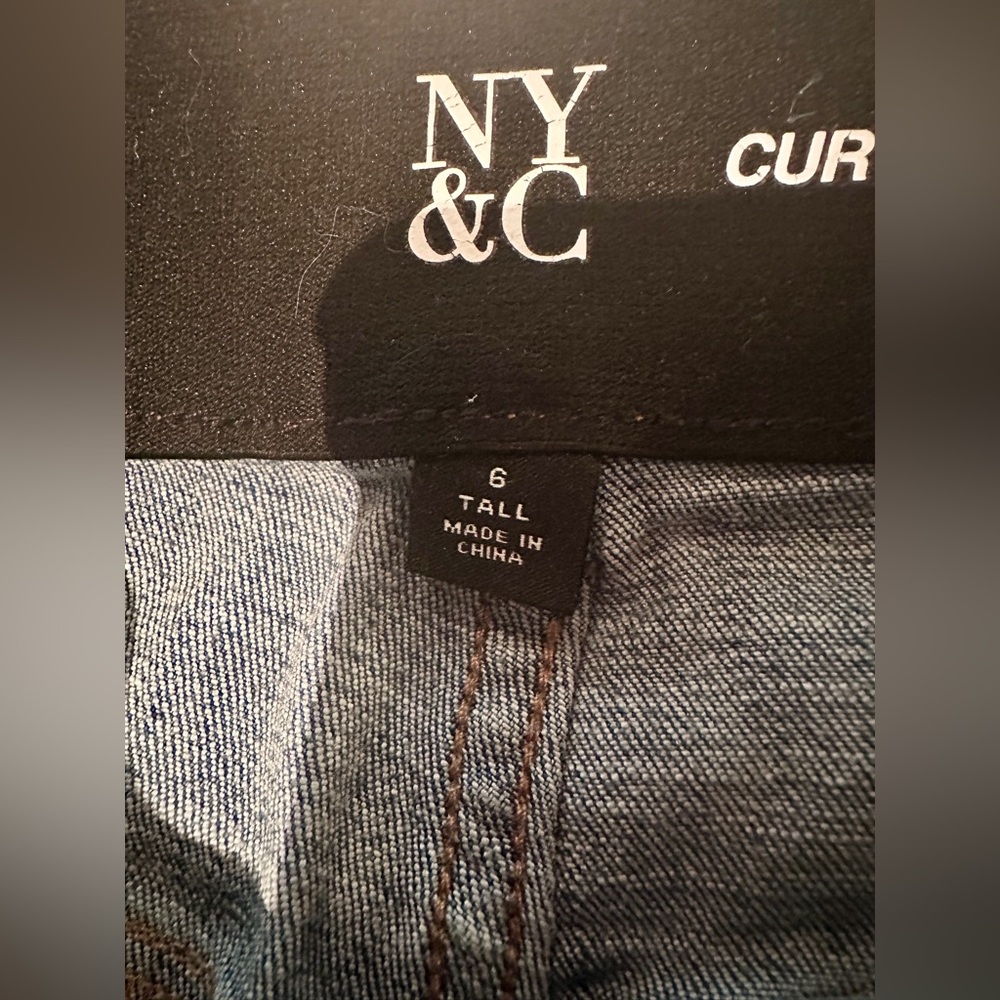 5 PAIR of New York & Co Women SCULPTING skinny jeans!  Sz 6 Tall!! Butt forming - Picture 5 of 16